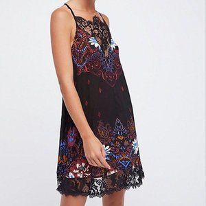 NWOT Free People - Intimately Who's Sorry Now Black Lace Dress
